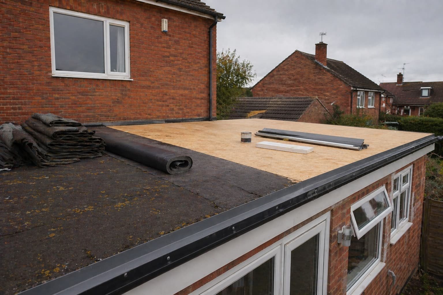 flat roof replacement